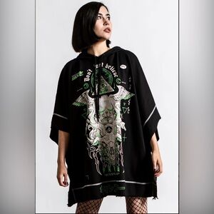 Killstar Illuminated Batwing Poncho